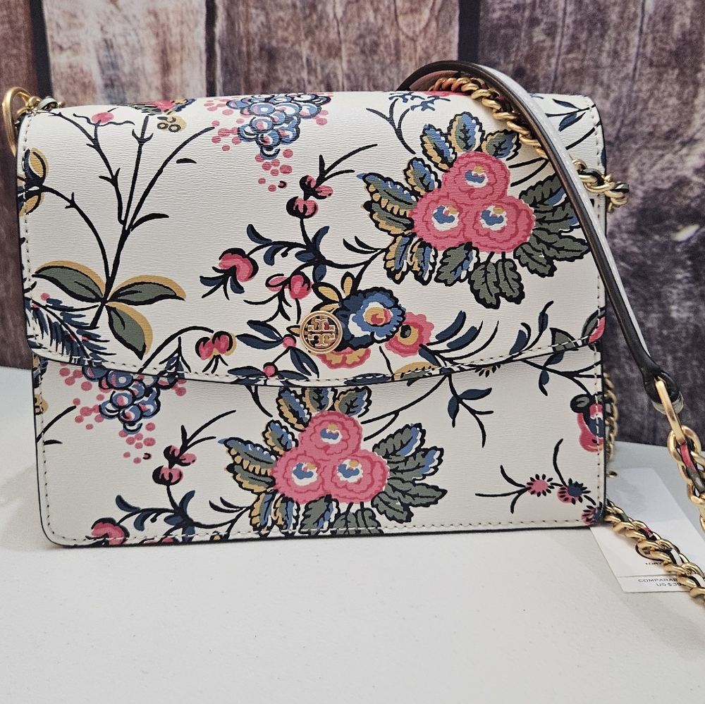 Tory Burch parker floral crossbody / shoulder bag